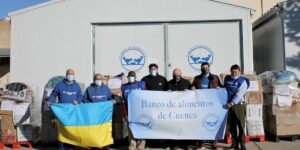 Banco de Alimentos y Quesos Villarejo envían más de dos toneladas de productos a Ucrania